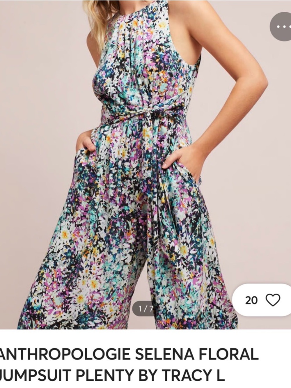 Anthropologie jumpsuit